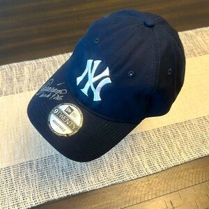 NY Yankees Orlando Hernandez Autographed Dad Hat